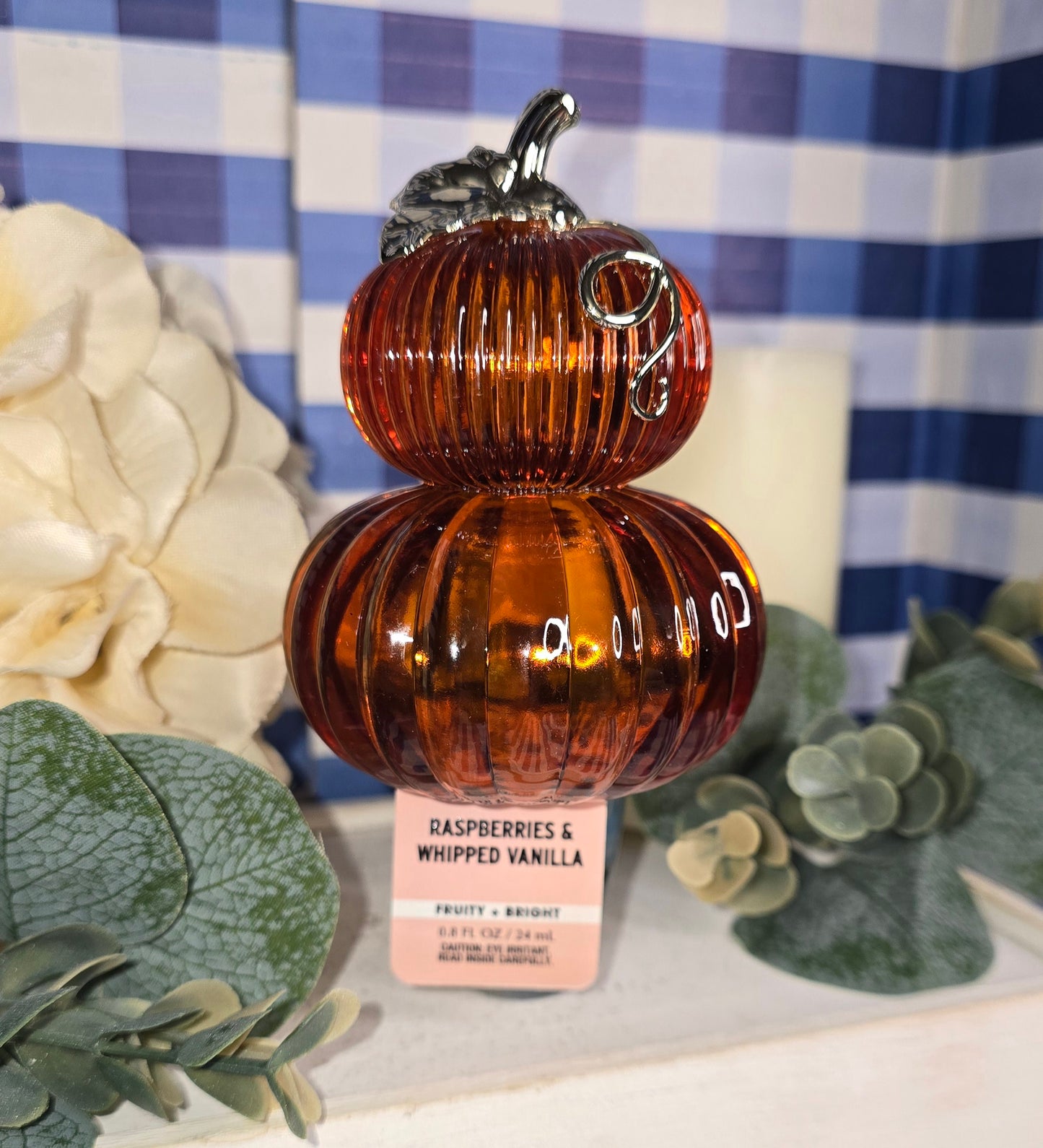 New Bath & Body Works Fluted Pumpkin 24/7 Nightlight Wallflower Fragrance Plug