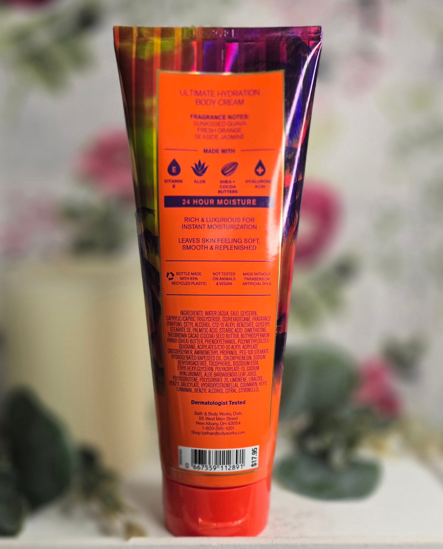 New Bath and Body Works Fiji Sunshine Guava-tini Ultimate Hydration Body Cream 8 fl oz