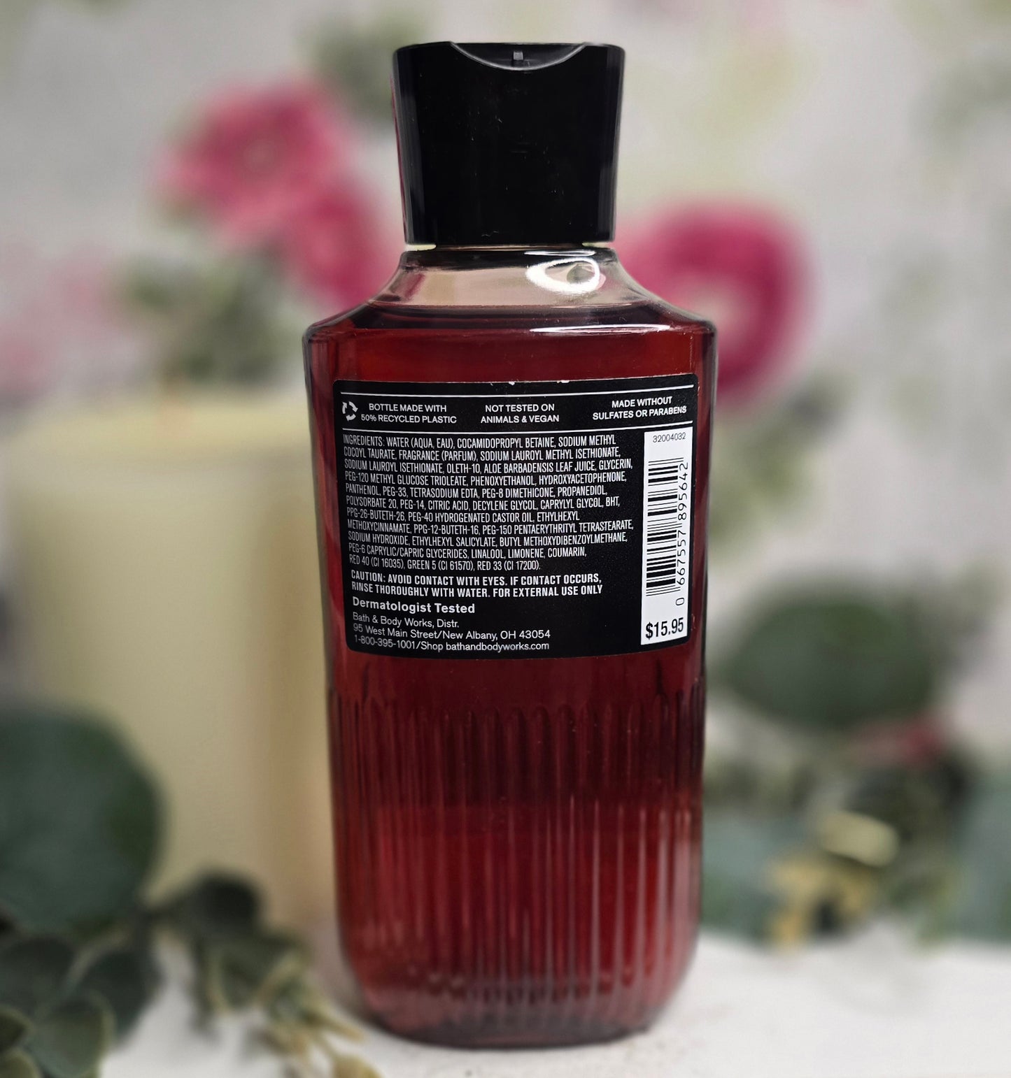 New Men's Collection Bourbon 3-In-1 Hair, Face and Body Wash by Bath and Body Works