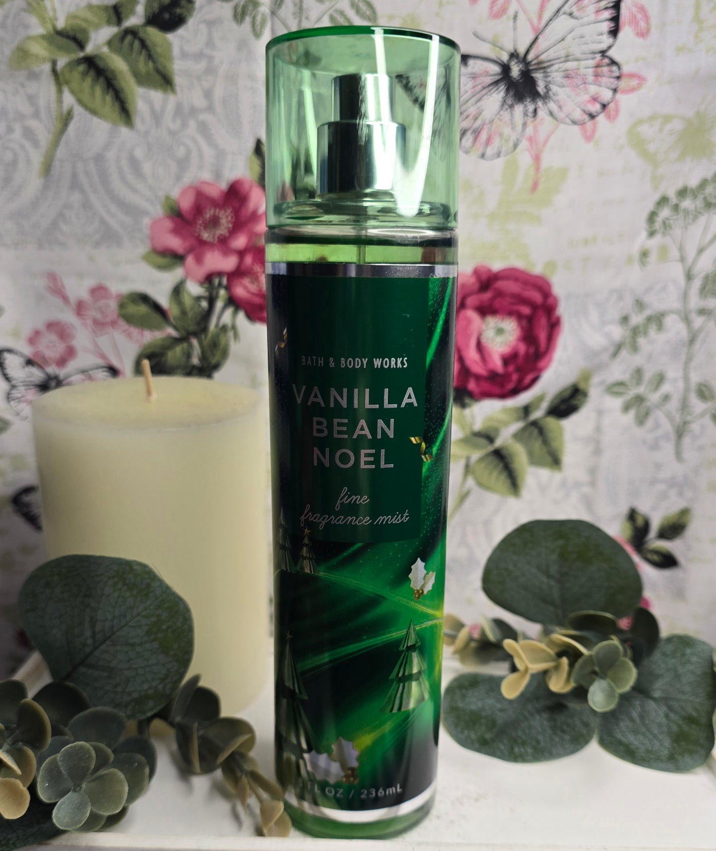 New Bath and Body Works Vanilla Bean Noel Body Mist, Body Spray 8 oz