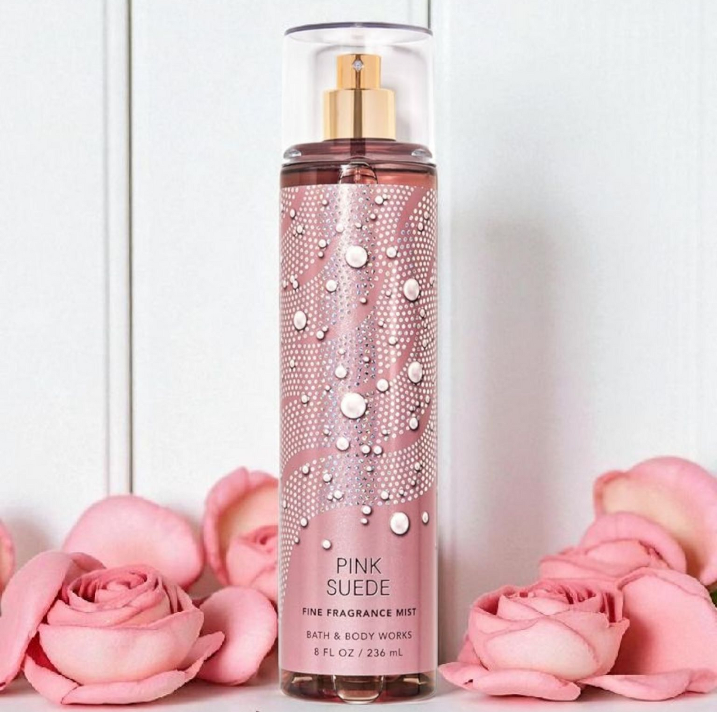 New Bath and Body Works Pink Suede Fine Fragrance Body Spray Body Mist