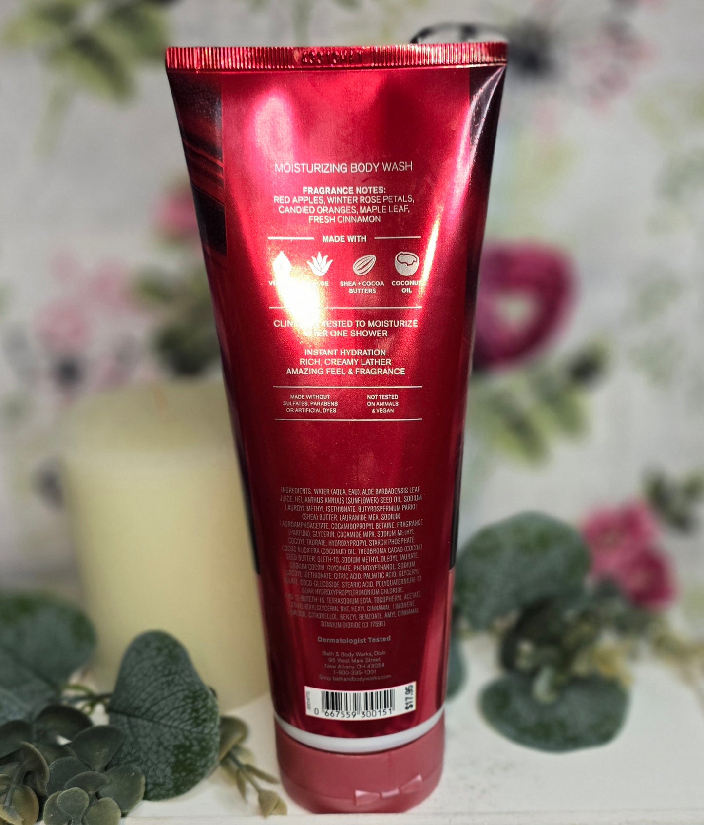New Winter Candy Apple Moisturizing Body Wash by Bath and Body Works 10 fl oz