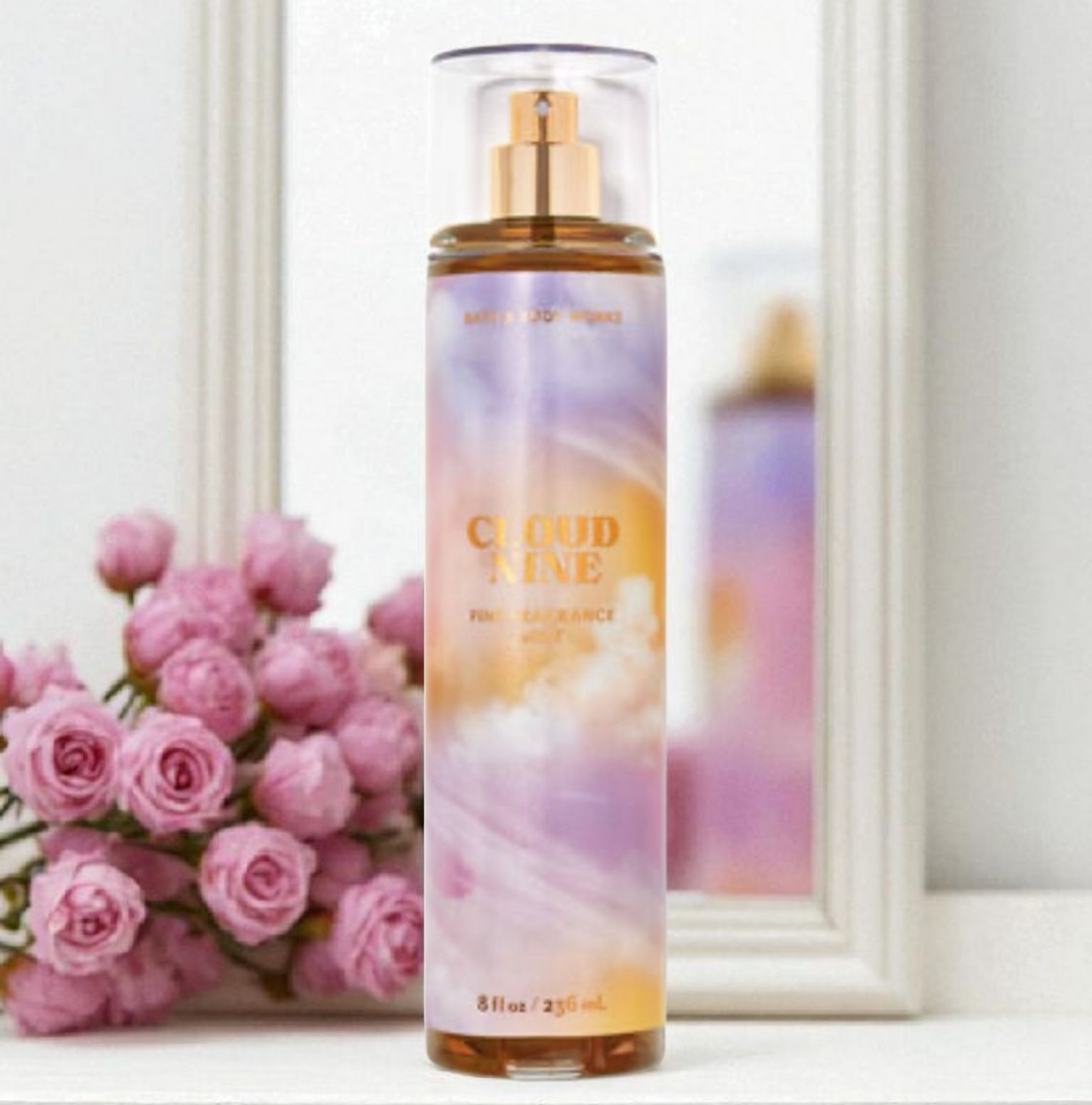 New Bath and Body Works Cloud Nine Fine Fragrance Body Mist, Body Spray 8 fl oz