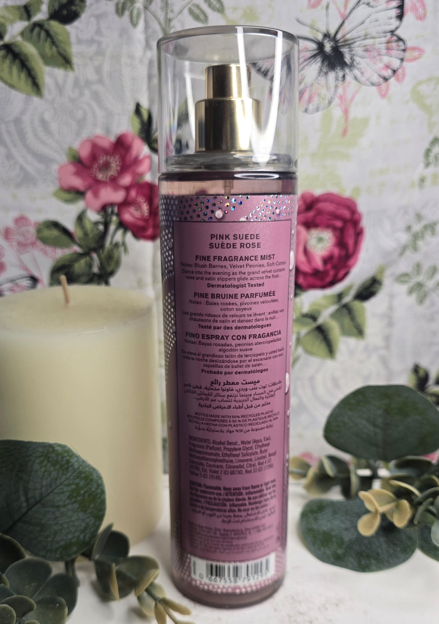 New Bath and Body Works Pink Suede Fine Fragrance Body Spray Body Mist