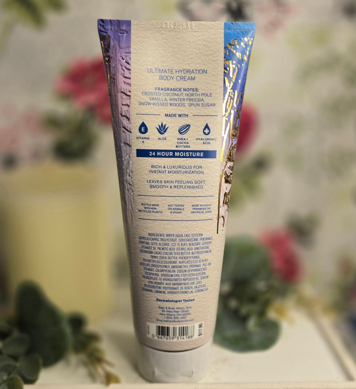 New Bath and Body Works Frosted Coconut Snowball Ultimate Hydration Body Cream 8 fl oz