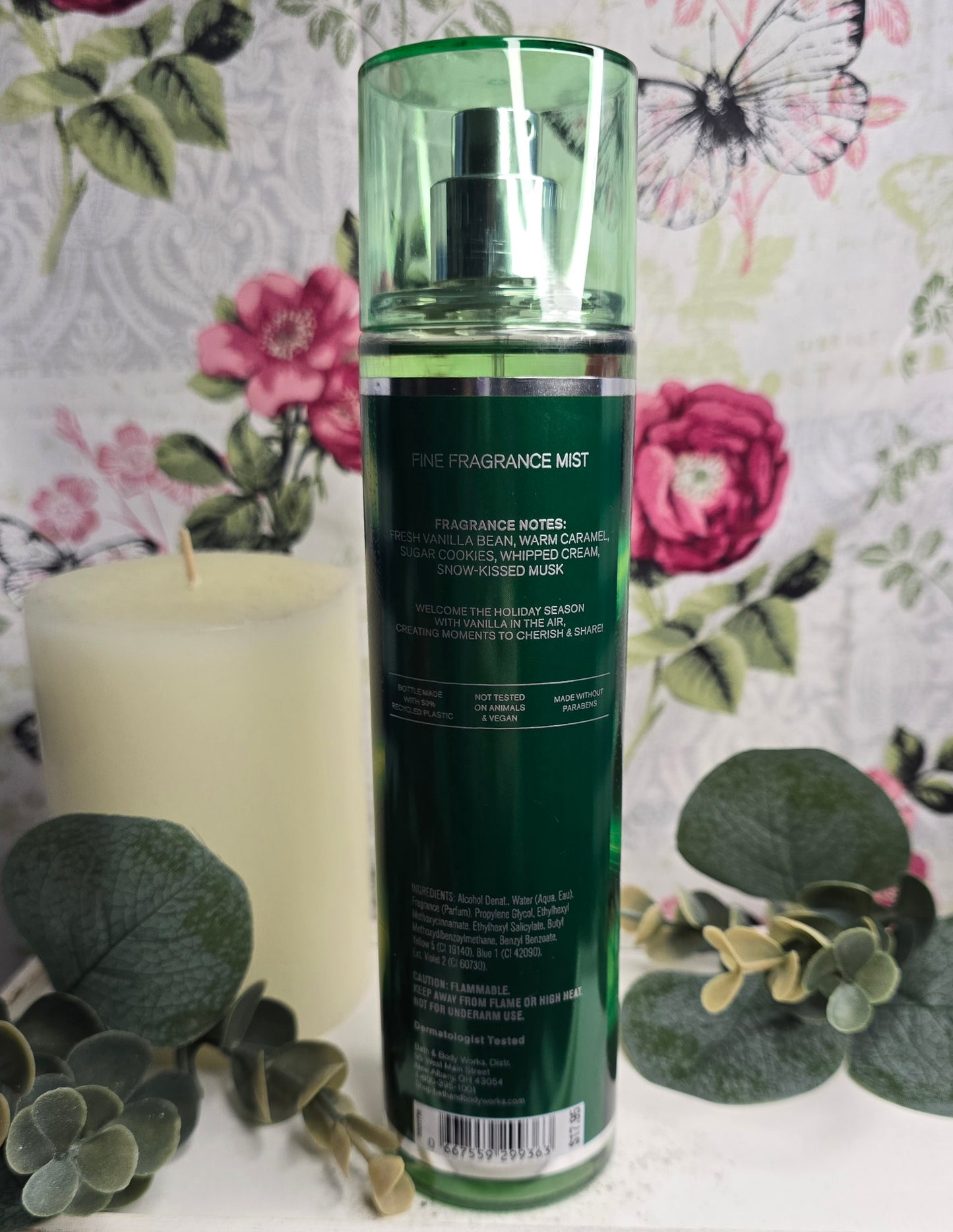 New Bath and Body Works Vanilla Bean Noel Body Mist, Body Spray 8 oz