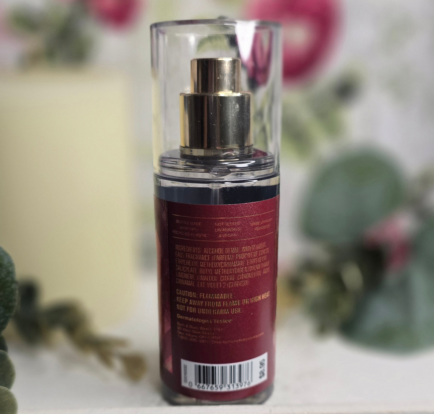 New Bath and Body Works Travel Size Bright Christmas Morning Body Mist, Body Spray