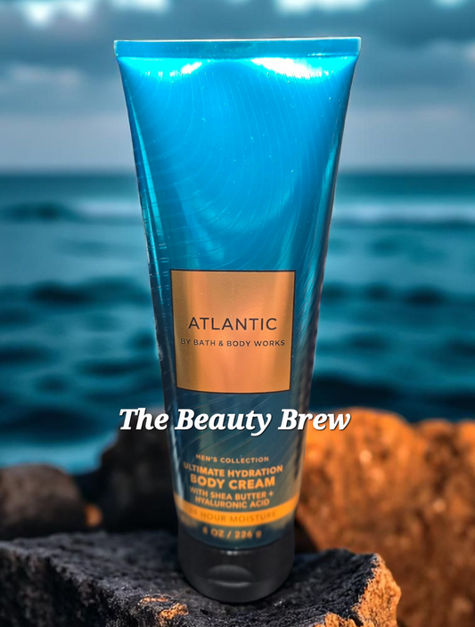 New Bath and Body Works Men's Collection Atlantic Ultimate Hydration Body Cream