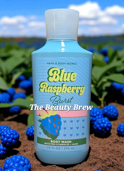 New Bath and Body Works Blue Raspberry Burst Body Wash, Shower Gel