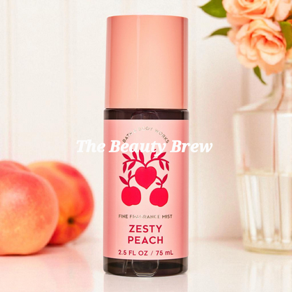 New Bath and Body Works Travel Size Zesty Peach Body Mist, Body Spray
