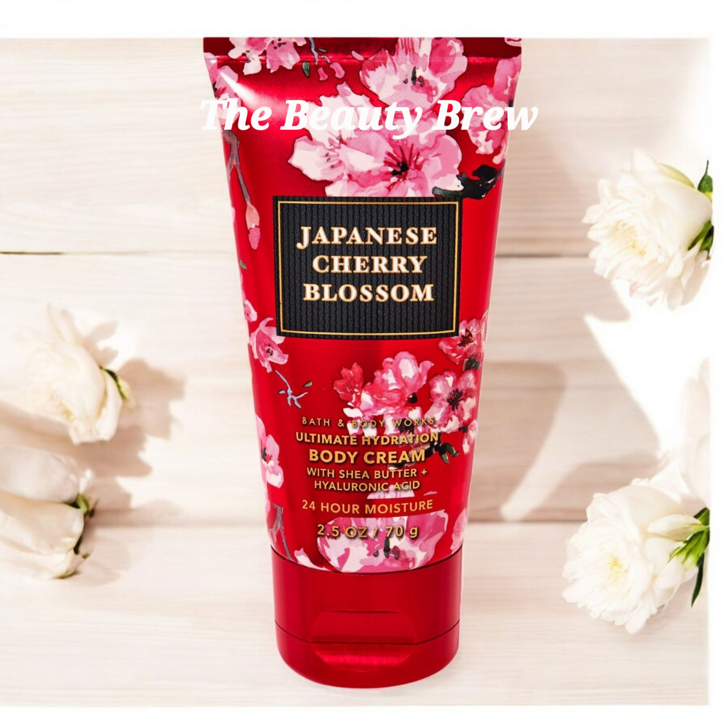 Bath and Body Works Travel Size Japanese Cherry Blossom Hydration Body Cream