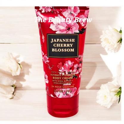 Bath and Body Works Travel Size Japanese Cherry Blossom Hydration Body Cream