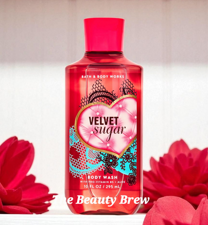New Bath and Body Works Velvet Sugar Body Wash, Shower Gel 10 fl oz
