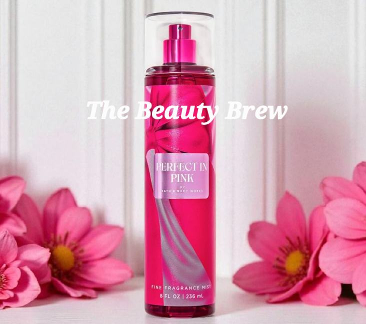 New Bath and Body Works Perfect In Pink Body Mist, Body Spray 8 fl oz
