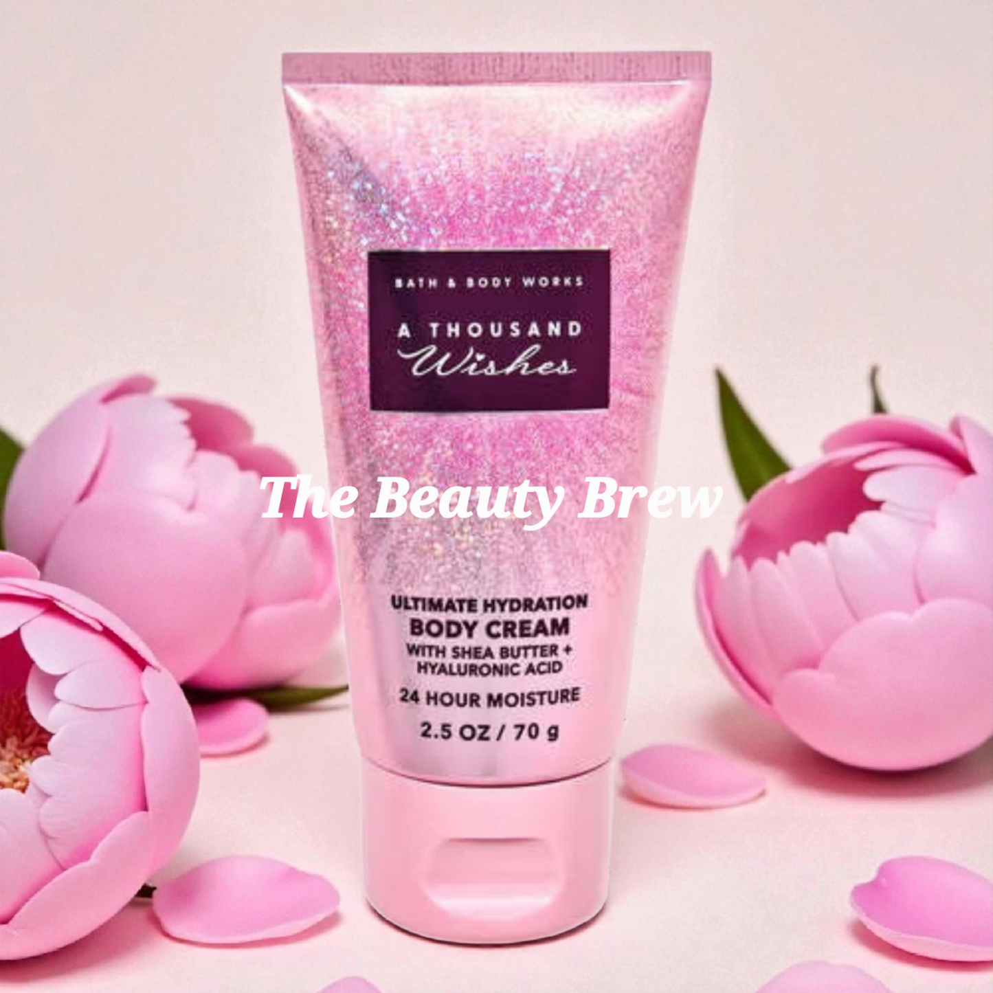 Bath and Body Works Travel Size A Thousand Wishes Ultimate Hydration Body Cream 2.5 oz