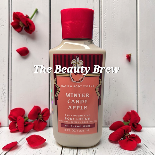 New Bath and Body Works Winter Candy Apple Moisturizing Daily Nourishing Body Lotion 8 fl oz