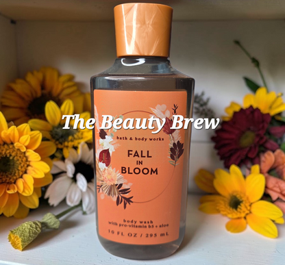 New Bath and Body Works Fall in Bloom Body Wash, Shower Gel 10 oz