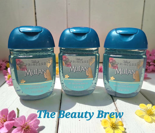 Bath & Body Works Disney Princess Mulan Set Of 3 PocketBacs Hand Sanitizers