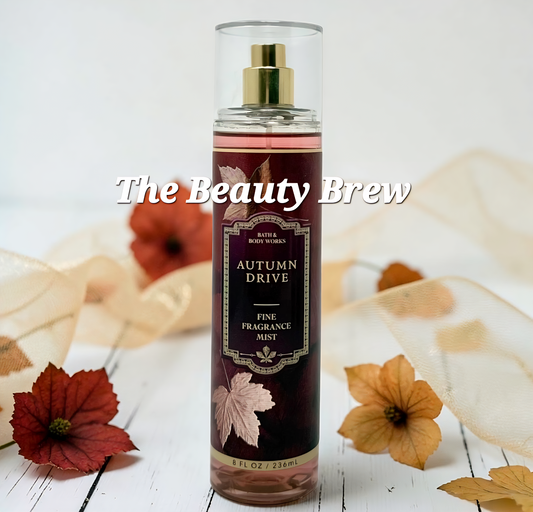 New Bath and Body Works Autumn Drive Fine Fragrance Body Spray, Body Mist 8 fl oz