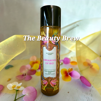 New Bath and Body Works Dreaming of Rio Fine Fragrance Body Mist, Body Spray