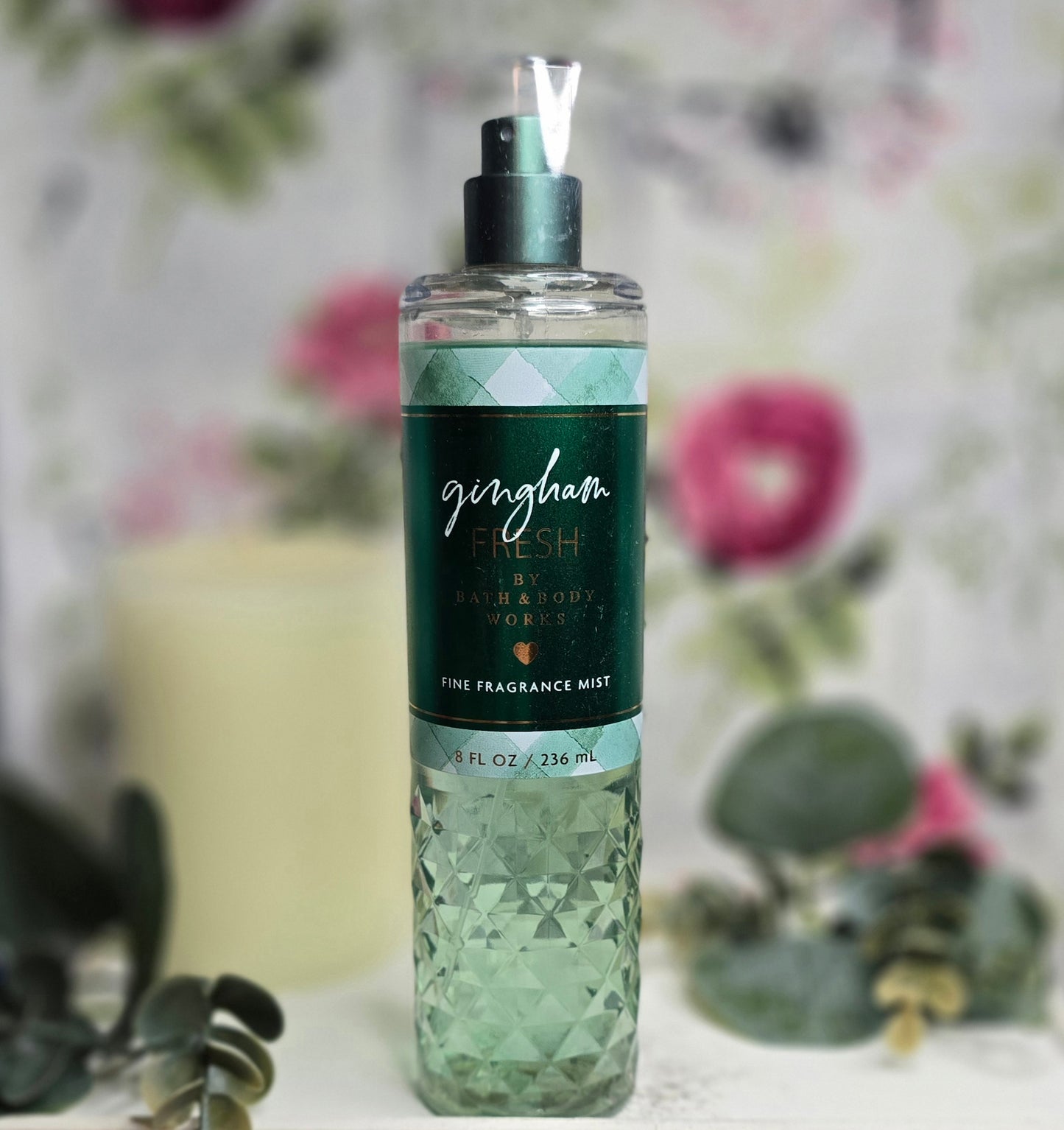 New Bath and Body Works Gingham Fresh Fine Fragrance Body Mist Body Spray 8 oz