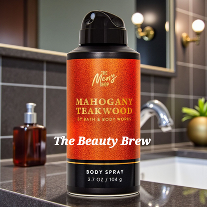 Bath and Body Works Mens Collection Mahogany Teakwood Body Spray 3.7 fl oz