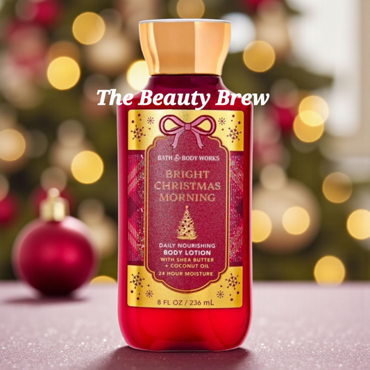 New Bath & Body Works Bright Christmas Morning (Oops) Body Lotion 8 fl oz