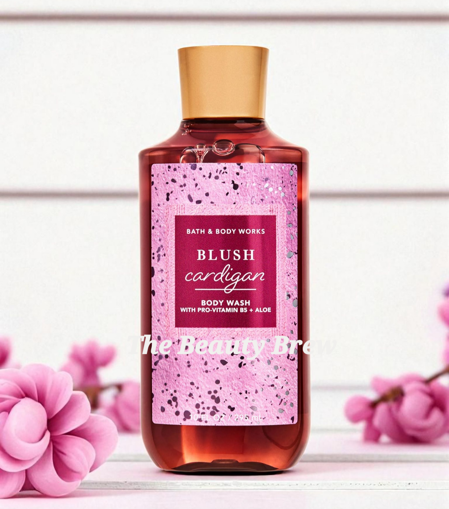 New Bath and Body Works Blush Cardigan Body Wash, Shower Gel 10 oz