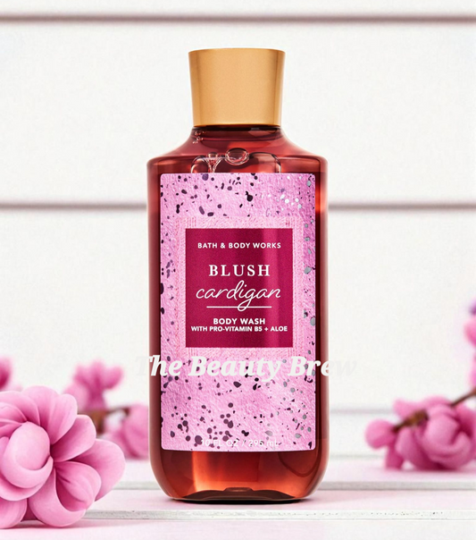New Bath and Body Works Blush Cardigan Body Wash, Shower Gel 10 oz