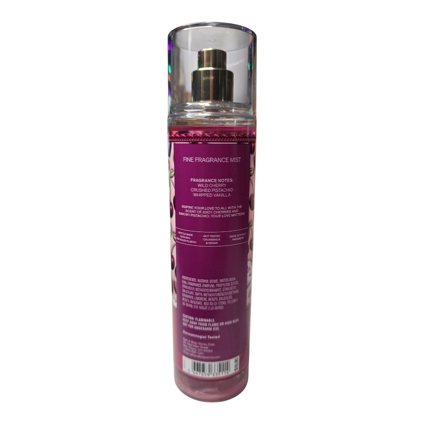 New Bath and Body Works Sweetheart Cherry Body Spray, Body Mist 8 oz