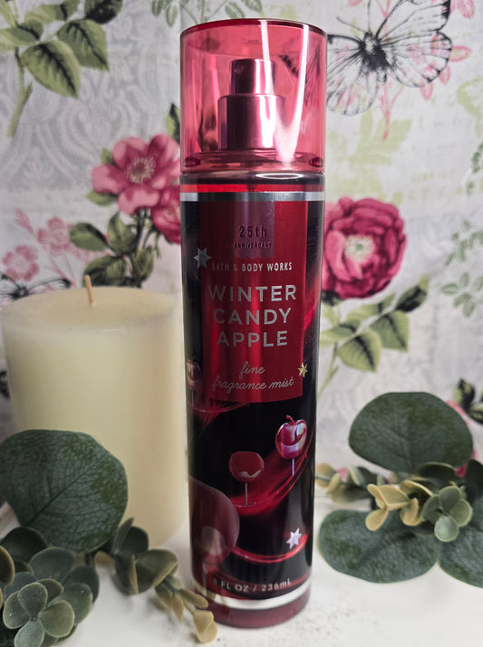 New Bath and Body Works Winter Candy Apple Body Mist, Body Spray 8 oz