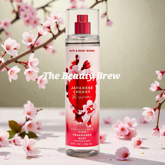 New Bath and Body Works Japanese Cherry Blossom Body Mist, Body Spray