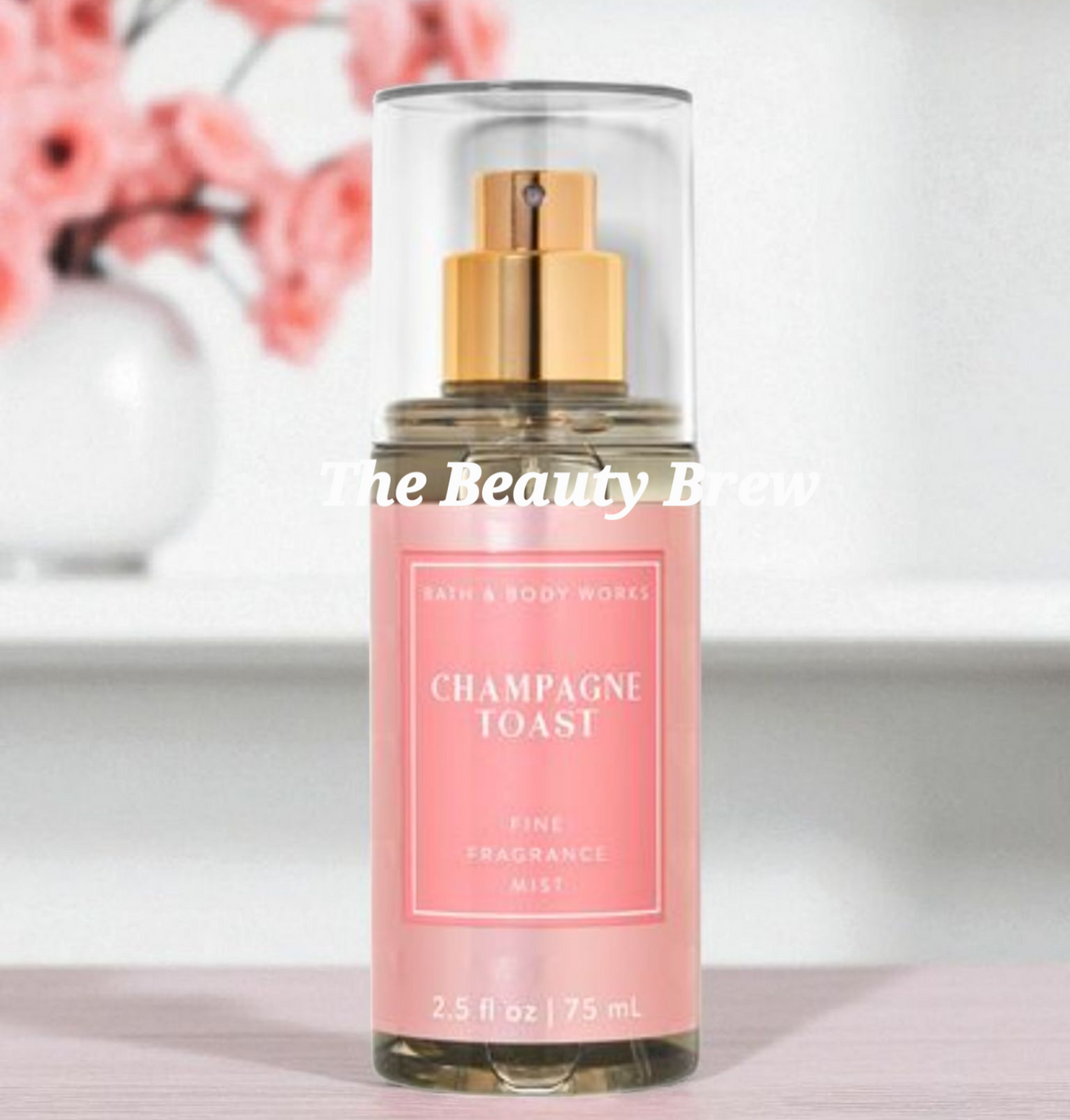 New Travel Size Champagne Toast Body Mist, Body Spray by Bath and Body Works 2.5 fl oz