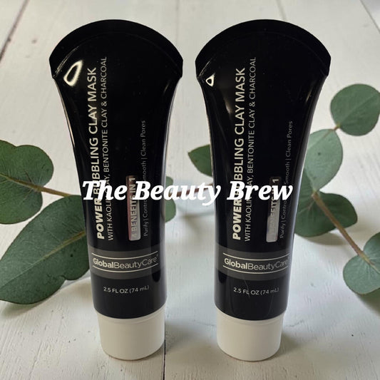 New 2 PC POWER Bubbling Clay Mask - Purifies, Controls Oil, Smooths, Cleansing Pores
