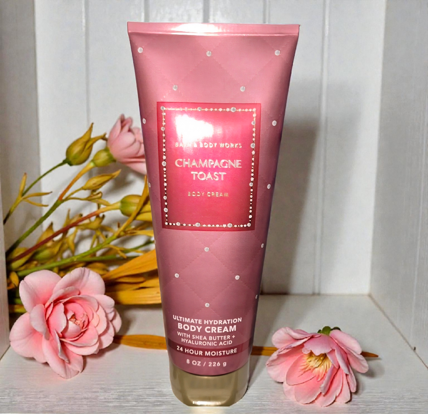New Bath and Body Works Champagne Toast Ultimate Hydration Body Cream 8 fl oz.