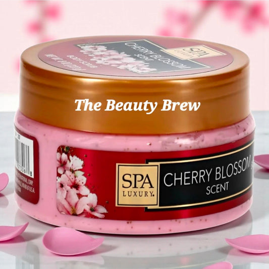 Spa Luxury Cherry Blossom Body Scrub – Exfoliate, Smooth & Nourish Your Skin