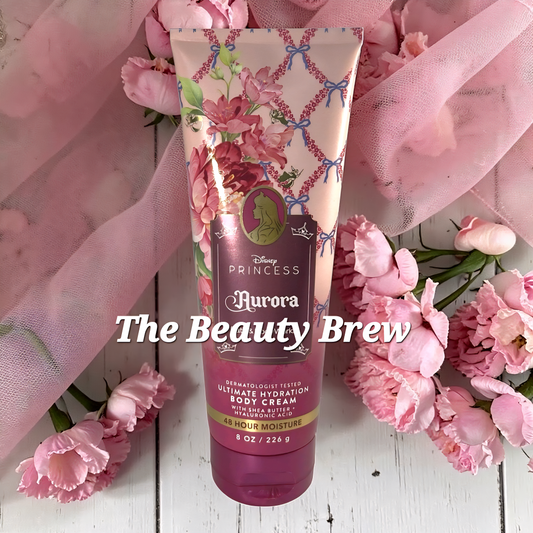 Bath and Body Works Disney Princess Aurora Ultimate Hydration Body Cream, Moisturizer 8 oz