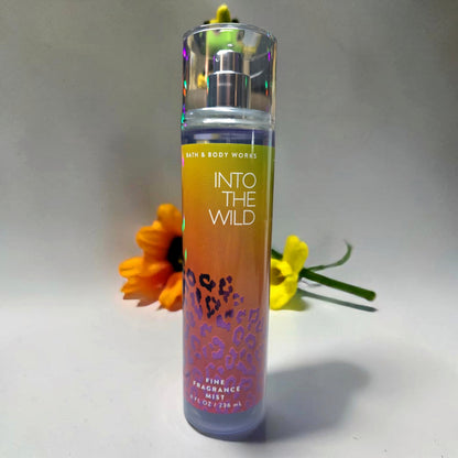 New Bath and Body Works Into The Wild Fine Fragrance Body Mist, Body Spray 8 oz