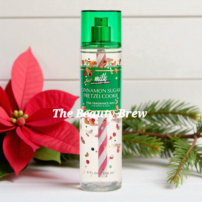 Bath and Body Works Milk Bar Cinnamon Sugar Pretzel Cookie Fine Fragrance Body Mist
