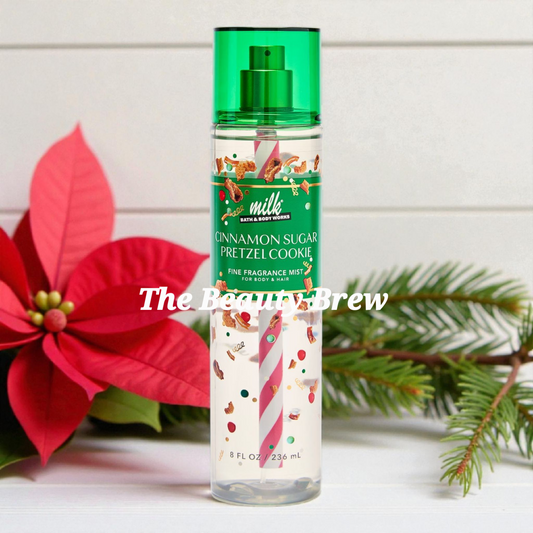 Bath and Body Works Milk Bar Cinnamon Sugar Pretzel Cookie Fine Fragrance Body Mist