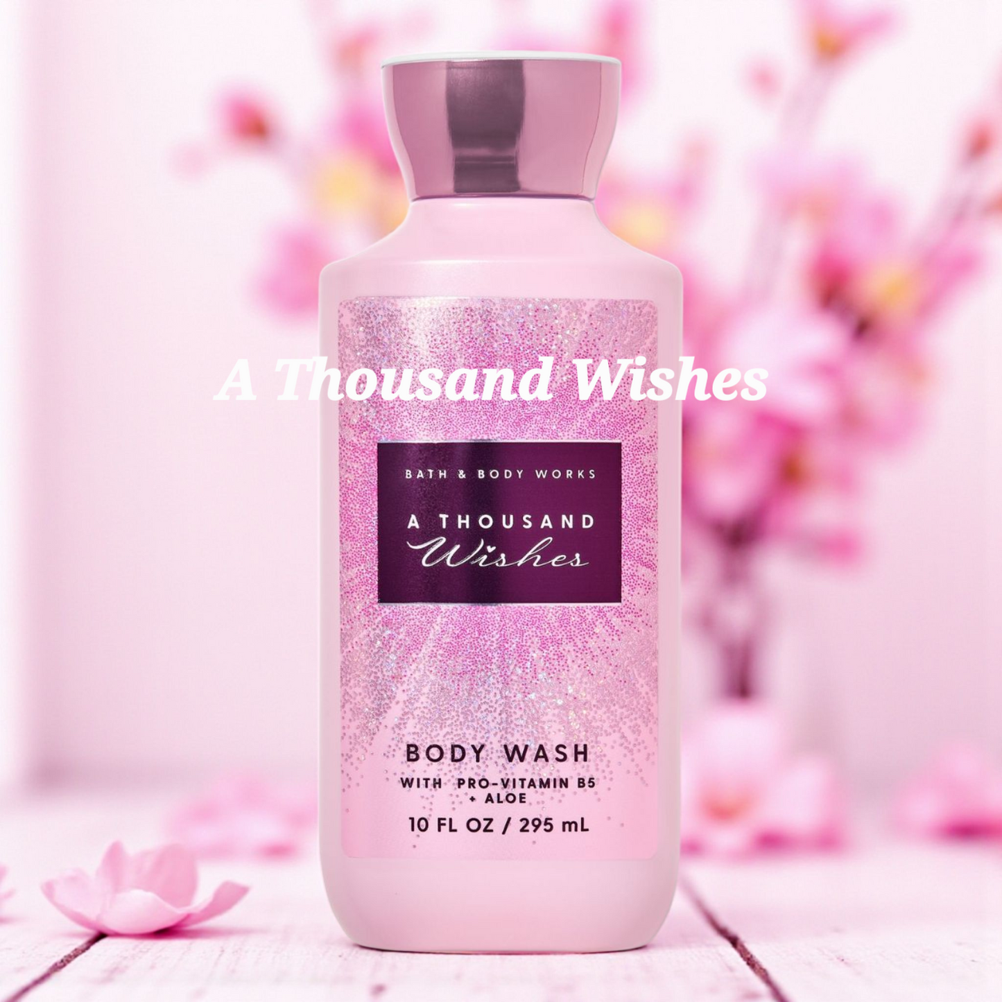 New Bath and Body Works A Thousand Wishes Body Wash, Shower Gel 10 oz.