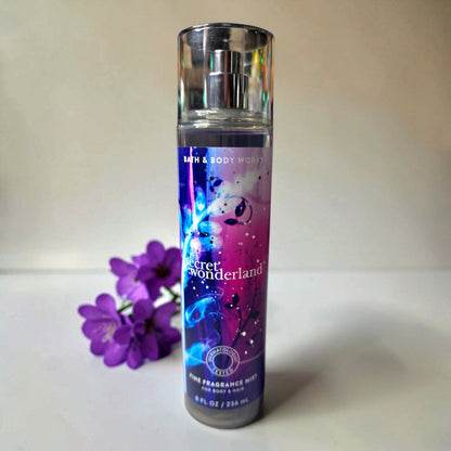 New Bath and Body Works Secret Wonderland Fine Fragrance Body Mist, Body Spray 8 fl oz