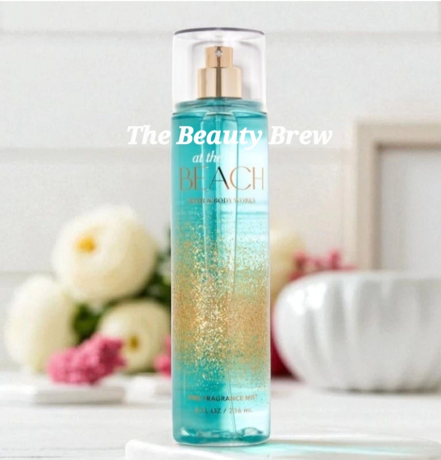New Bath and Body Works  At The Beach Fine Fragrance Body Mist, Body Spray 8oz