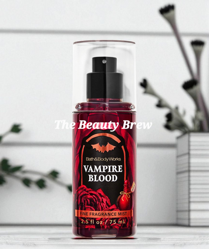 Bath and Body Works 2025 Travel Size Vampire Blood Fine Fragrance Body Mist