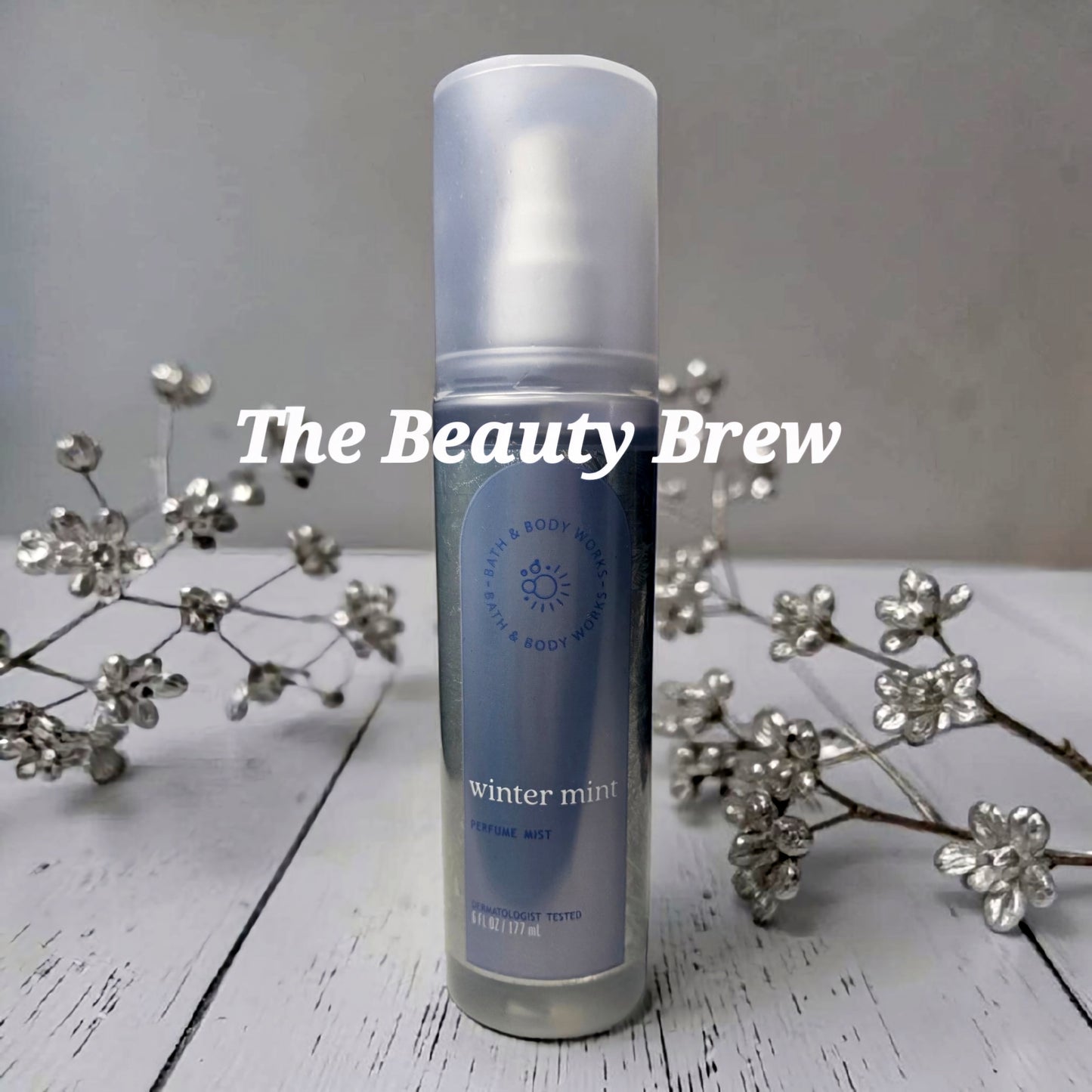 New Bath & Body Works Winter Mint Perfume Mist Body Mist, Body Spray 6 oz
