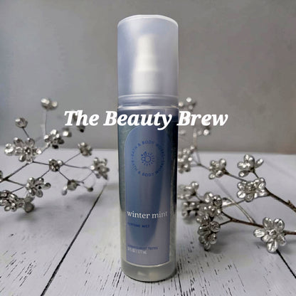 New Bath & Body Works Winter Mint Perfume Mist Body Mist, Body Spray 6 oz