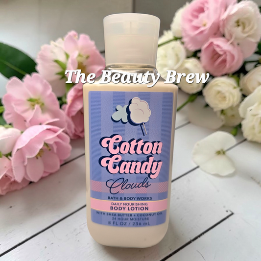 New Bath and Body Works Cotton Candy Clouds Body Lotion 8oz