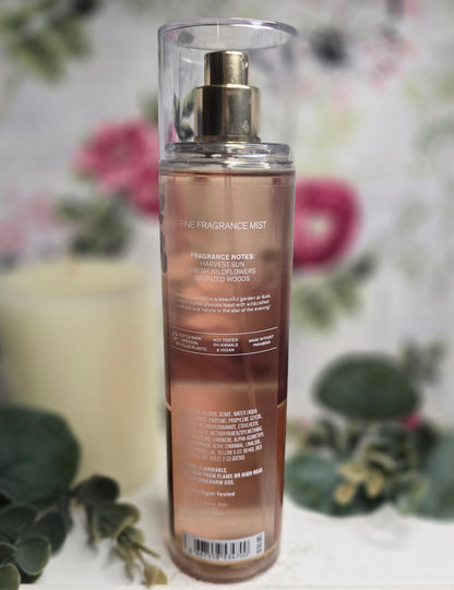 New Bath and Body Works Copper Fields Fragrance Body Mist, Body Spray