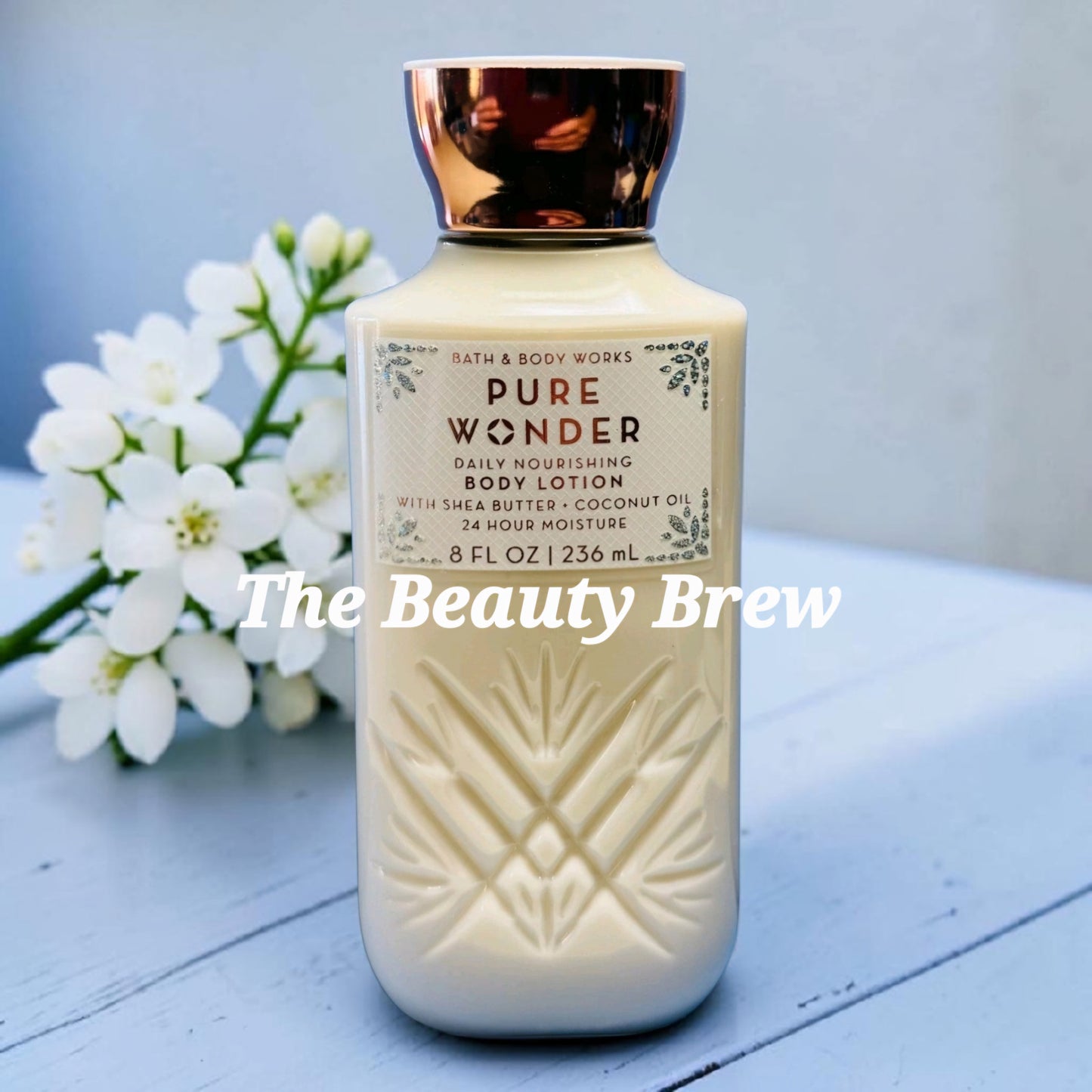 New Bath and Body Works Pure Wonder Daily Nourishing Body Lotion 8 oz