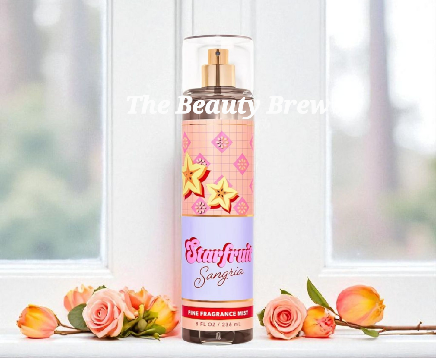New Bath and Body Works Starfruit Sangria Fine Fragrance Body Mist, Body Spray